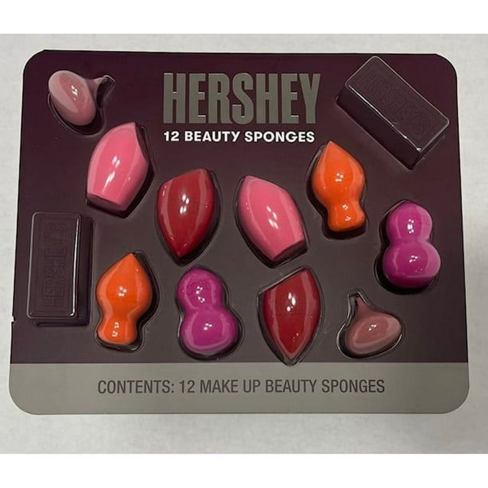 Hershey's Beauty Sponges Set Multi-Color 12 Pack